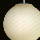 Selene Domino lampadario in vetro soffiato fatto a mano Ø27 H 27/140cm Viadurini