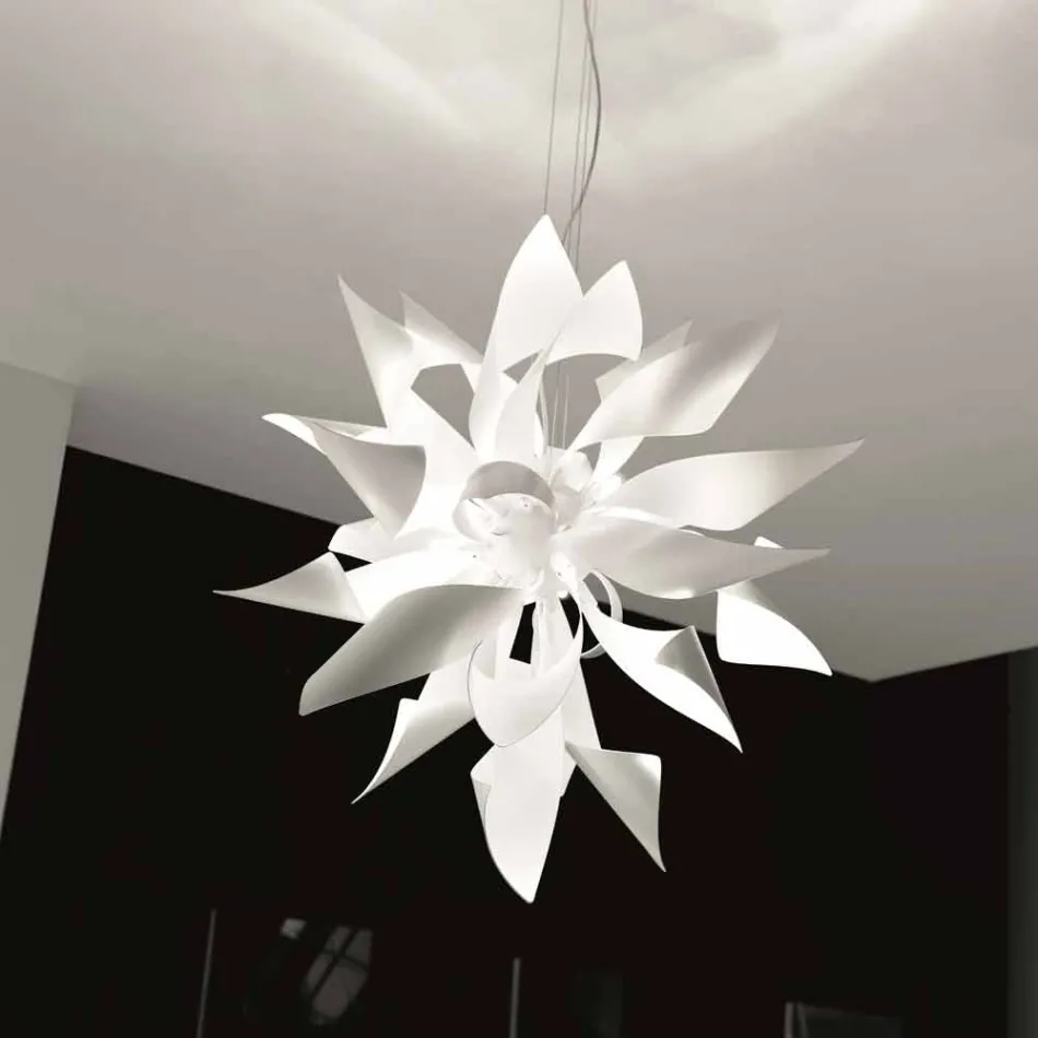 Selene Ginger lampda a sospensione in metallo made in Italy Ø80 H200cm Viadurini