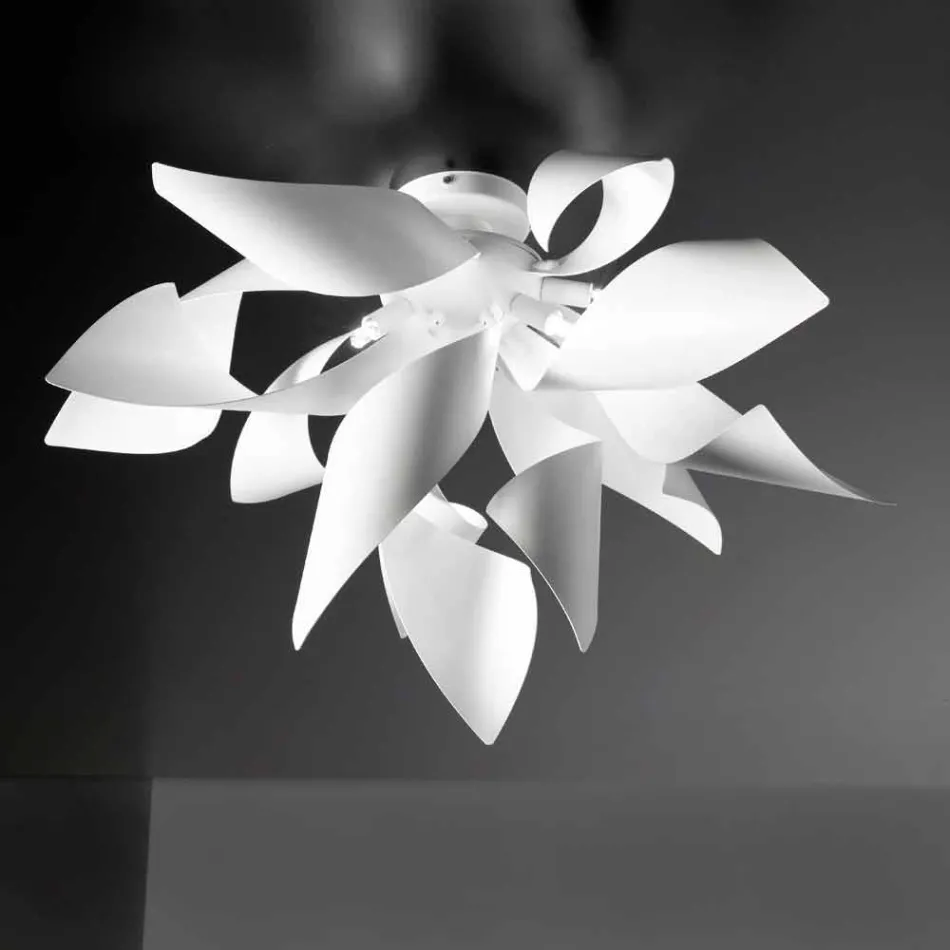 Selene Ginger plafoniera in metallo prodotta in Italia Ø50 H35cm Viadurini