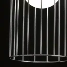 Selene Kluvì lampada a sospensione in vetro soffiato Ø19 H 27/150cm Viadurini