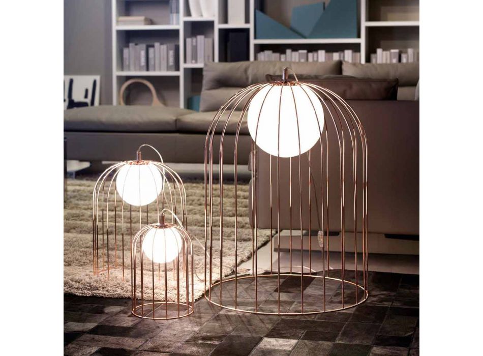 Selene Kluvì lampada da tavolo di design in vetro soffiato Ø54 H 70cm  Viadurini