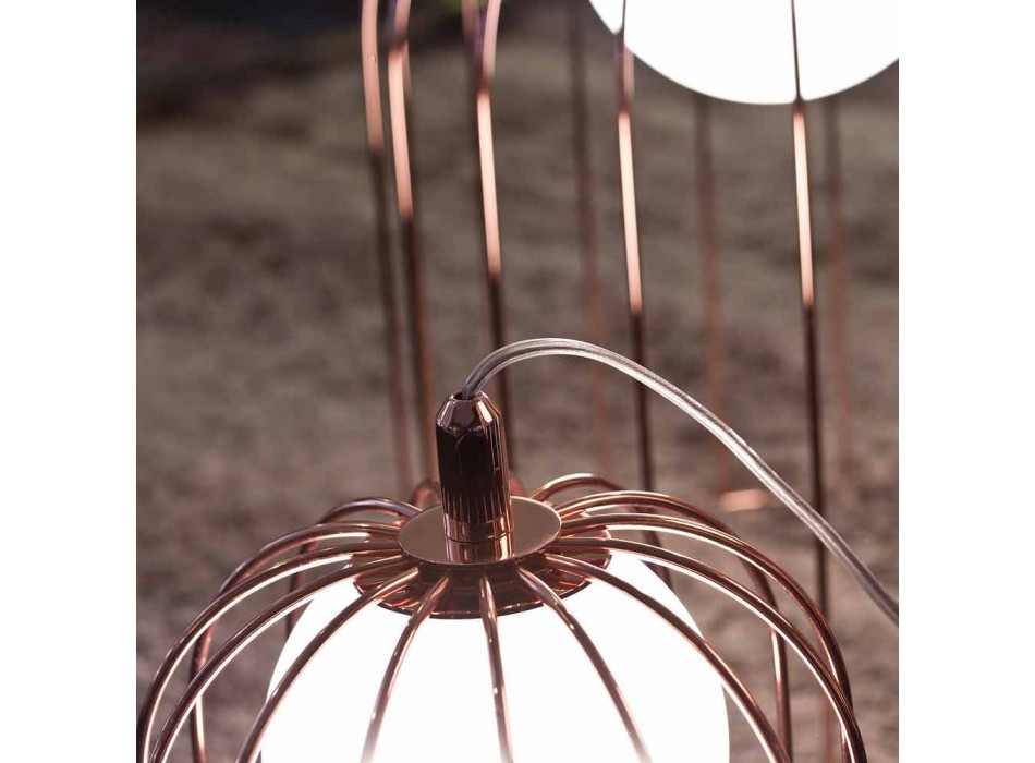 Selene Kluvì lampada da tavolo moderna in vetro soffiato  Ø33 H41cm  Viadurini