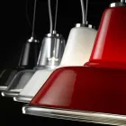 Selene Lampara lampada a sospensione in vetro soffiato Ø37 H 24/140 cm Viadurini