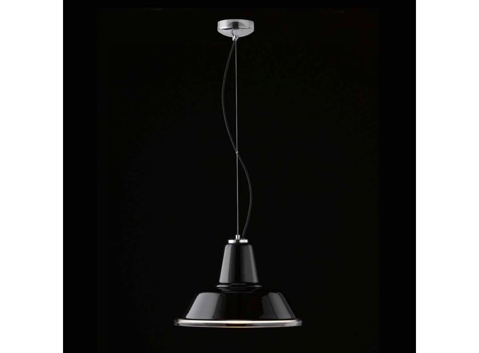 Selene Lampara lampada a sospensione in vetro soffiato Ø37 H 24/140 cm Viadurini
