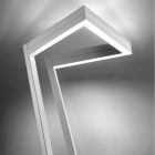 Selene My Way lampada da terra a LED bianca 40x40 H180cm,made in Italy Viadurini
