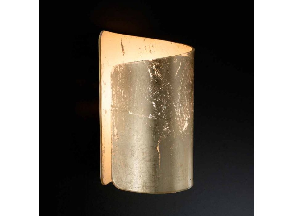 Selene Papiro applique in cristallo design moderno made in Italy Viadurini