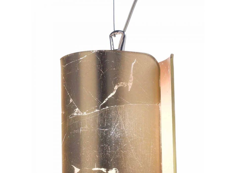 Selene Papiro lampada a sospensione moderna in cristallo Ø15 H 125cm Viadurini