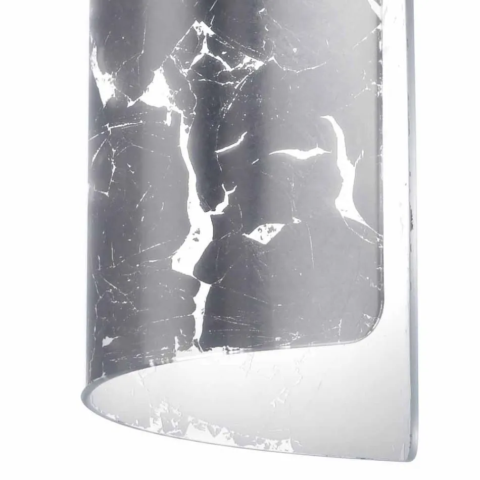 Selene Papiro lampada a sospensione moderna in cristallo Ø15 H 125cm Viadurini