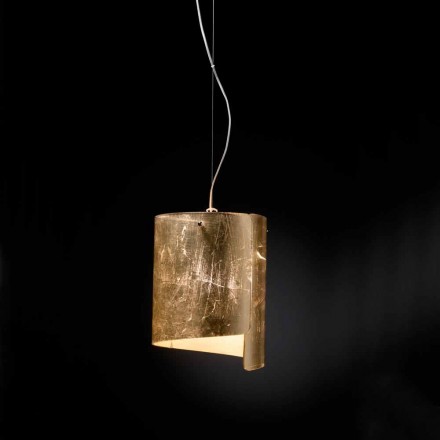 Selene Papiro lampada a sospensione moderna in cristallo Ø26 H 125cm Viadurini