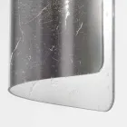 Selene Papiro lampada da soffitto in cristallo Ø15 H30cm,made in Italy Viadurini