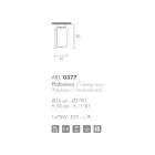 Selene Papiro lampada da soffitto in cristallo Ø15 H30cm,made in Italy Viadurini