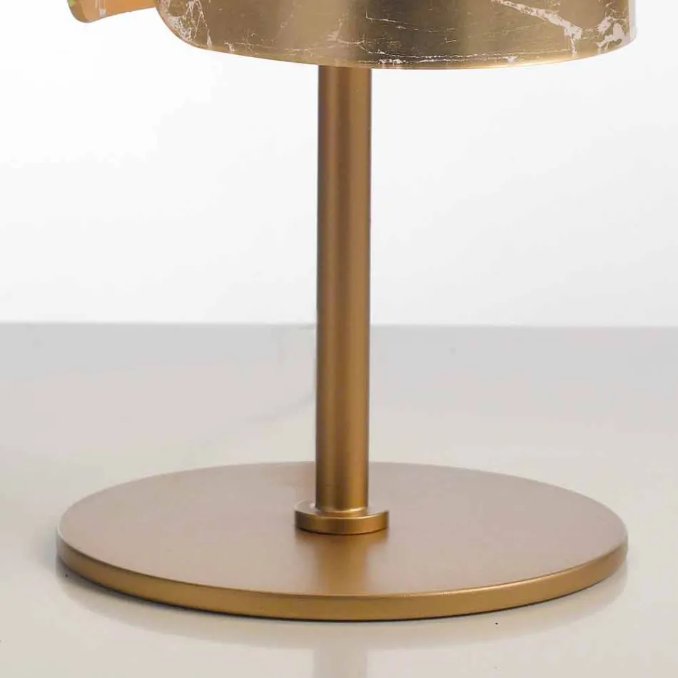 Selene Papiro lampada da tavolo di design in cristallo Ø15 H38cm  Viadurini