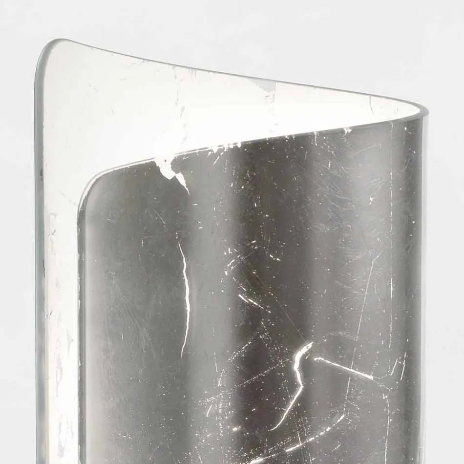 Selene Papiro lampada da tavolo di design in cristallo Ø15 H38cm  Viadurini