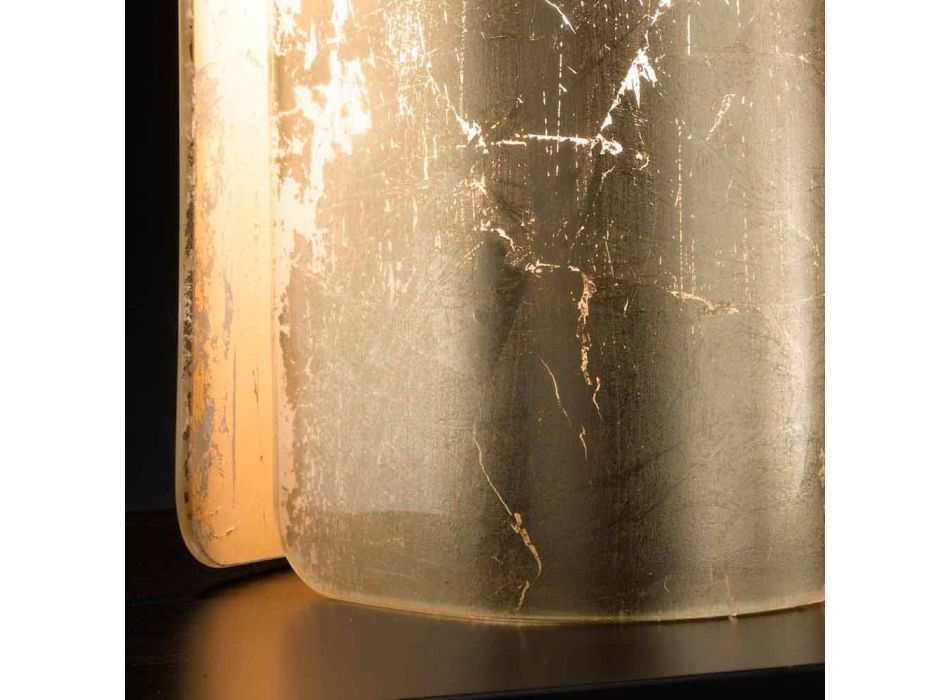 Selene Papiro lampada da tavolo in cristallo made in Italy 15x14xH25cm Viadurini