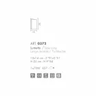 Selene Papiro lampada da tavolo in cristallo made in Italy 15x14xH25cm Viadurini