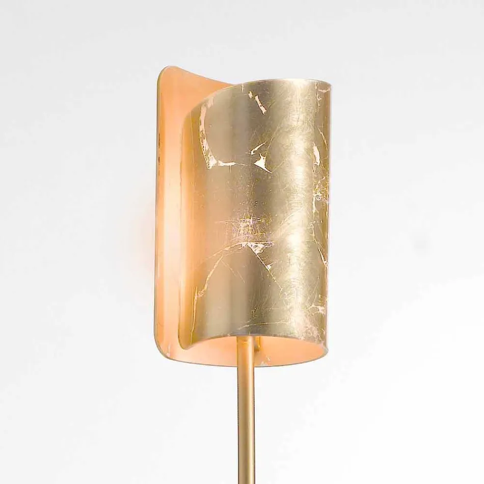 Selene Papiro lampada da terra di design in cristallo Ø15 H 180cm  Viadurini