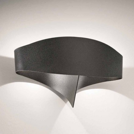 Selene Scudo applique in acciaio verniciato dal design moderno Viadurini