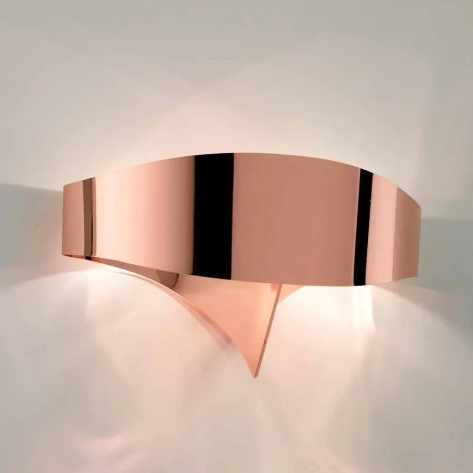 Selene Scudo lampada a parete galvanico design moderno, made in Italy Viadurini