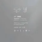 Selene Scudo lampada a parete galvanico design moderno, made in Italy Viadurini