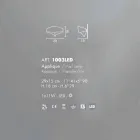 Selene Scudo lampada a parete galvanico design moderno, made in Italy Viadurini