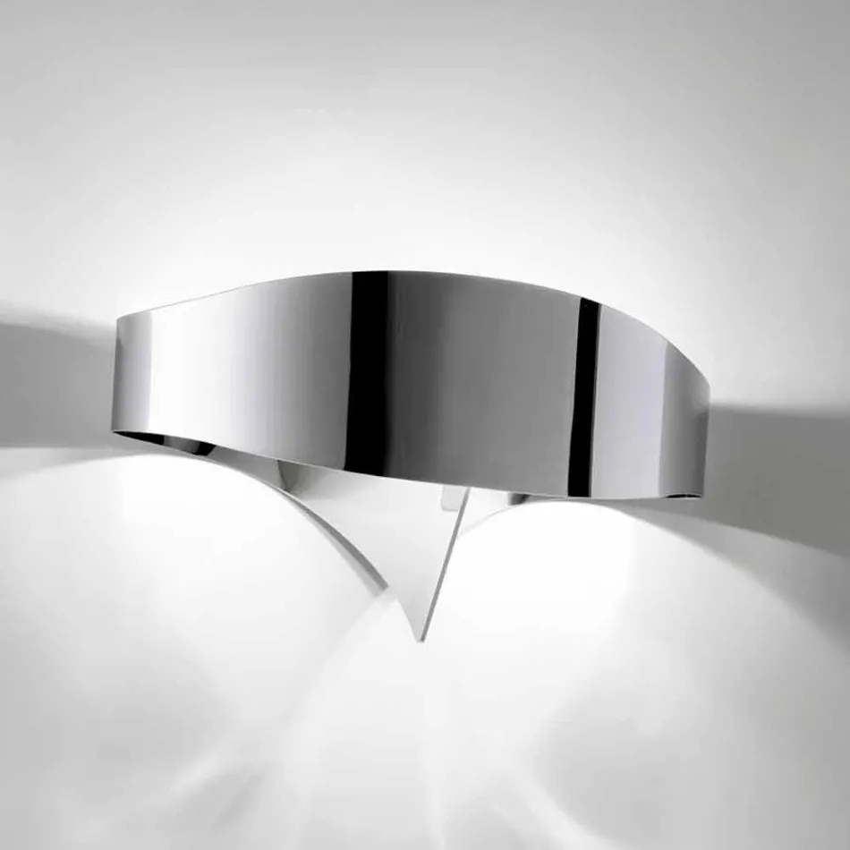 Selene Scudo lampada a parete galvanico design moderno, made in Italy Viadurini