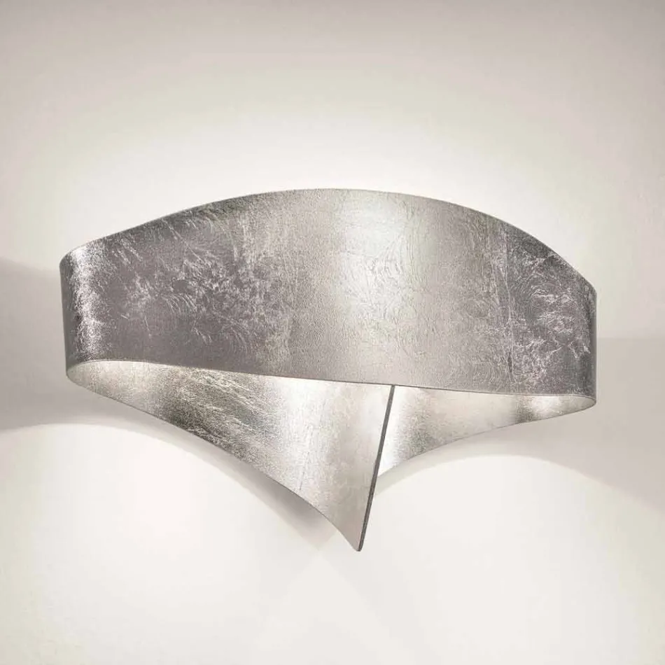 Selene Scudo lampada da muro moderna made in Italy 29x15xH16 cm Viadurini