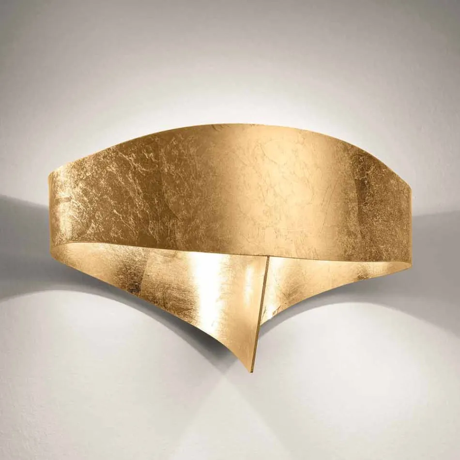 Selene Scudo lampada da muro moderna made in Italy 29x15xH16 cm Viadurini