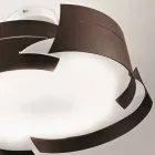 Selene Vultur plafoniera di design Ø59,5 H 25cm made in Italy Viadurini