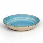 Servizio 12 Piatti Rettangolari e Tondi Colorati Moderni Design in Gres - Simba Viadurini