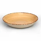 Servizio 12 Piatti Rettangolari e Tondi Colorati Moderni Design in Gres - Simba Viadurini