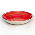 Servizio 12 Piatti Rettangolari e Tondi Colorati Moderni Design in Gres - Simba Viadurini