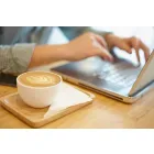 Servizio 18 Tazze da Caffè The con Zuccheriera e Vassoio in Porcellana - Lucerna Viadurini