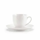 Servizio 18 Tazze da Caffè The con Zuccheriera e Vassoio in Porcellana - Lucerna Viadurini