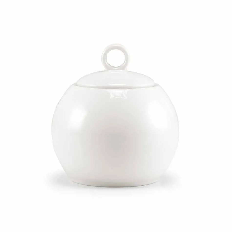 Servizio 18 Tazze da Caffè The con Zuccheriera e Vassoio in Porcellana - Lucerna Viadurini