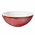 Servizio 6 Coppette per Gelato e 2 Ciotole in Porcellana Colorata - Rurolo Viadurini