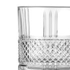 Servizio Bicchieri Tumbler Bassi in Eco Cristallo Decorato 12 Pz - Brioso Viadurini