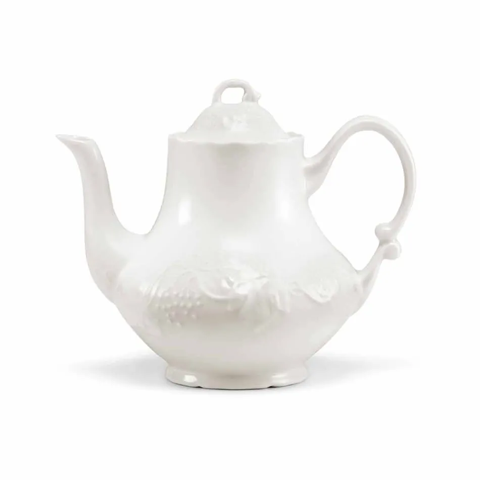 Servizio Completo da Colazione 22 Pezzi in Porcellana Bianca - Gimignano Viadurini