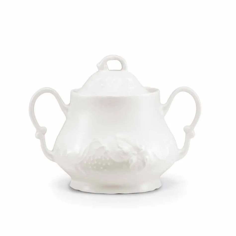 Servizio Completo da Colazione 22 Pezzi in Porcellana Bianca - Gimignano Viadurini