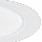 Servizio da Portata Moderno Bianco Porcellana Design Ovale 2 Pezzi - Telescopo Viadurini
