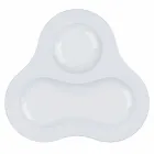 Servizio da Tè Completo Design Moderno in Porcellana Bianca 14 Pezzi - Telescopo Viadurini