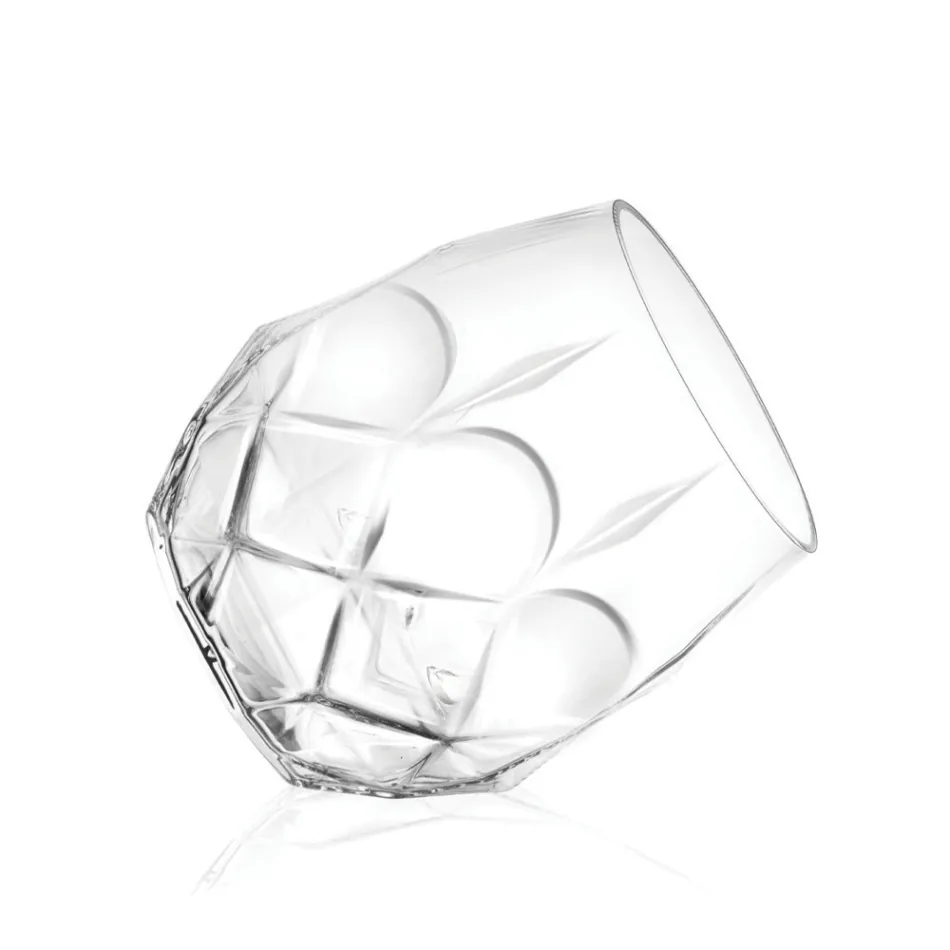 Servizio di Bicchieri in Cristallo Ecologico Decorato 12 Pezzi - Bromeo Viadurini