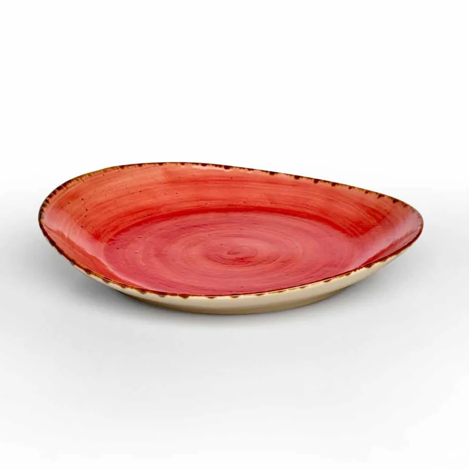 Servizio di Piatti Moderni da 16 Pezzi Design in Gres Colorati Eleganti - Simba Viadurini