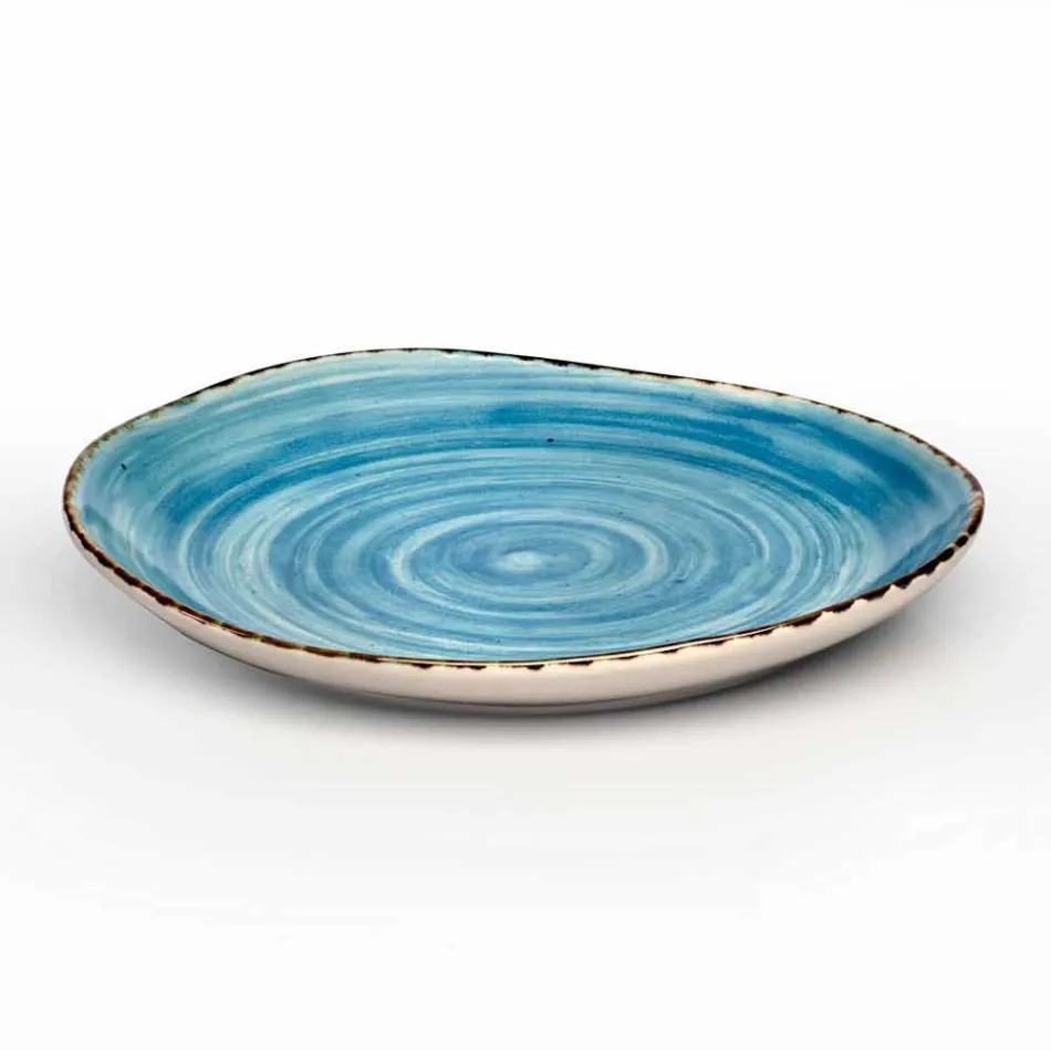 Servizio di Piatti Moderni da 16 Pezzi Design in Gres Colorati Eleganti - Simba Viadurini