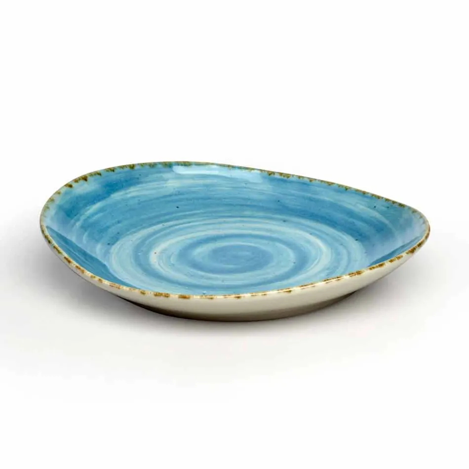 Servizio di Piatti Moderni da 16 Pezzi Design in Gres Colorati Eleganti - Simba Viadurini