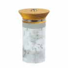 Servizio per Cocktail Accessori da Aperitivo in Marmo, Legno, Acciaio - Normanno Viadurini