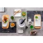 Servizio Piatti Aperitivo Design Moderno in Porcellana Bianca 36 Pezzi - Nalah Viadurini