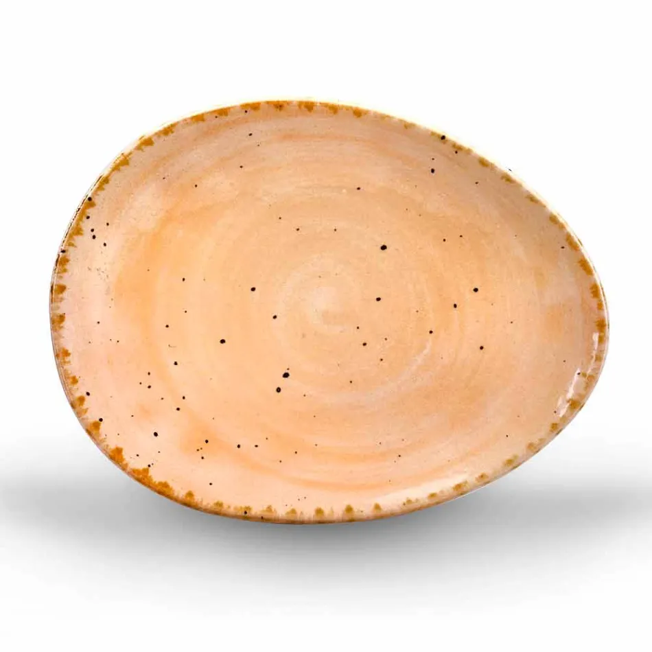 Servizio Piatti da Aperitivo 12 Pezzi in Gres Colorato di Design Moderno - Simba Viadurini