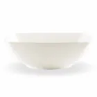 Servizio Piatti da Portata 3 Pezzi Design Moderno in Porcellana Bianca - Malaga Viadurini