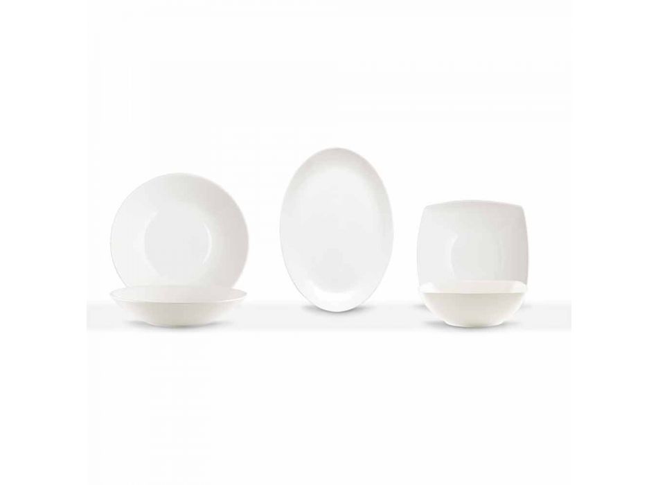 Piatto da portata rettangolare ceramica con nastro tartan