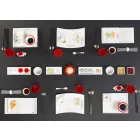 Servizio Piatti da Pranzo Bianchi in Porcellana Moderni 25 Pezzi - Basale Viadurini